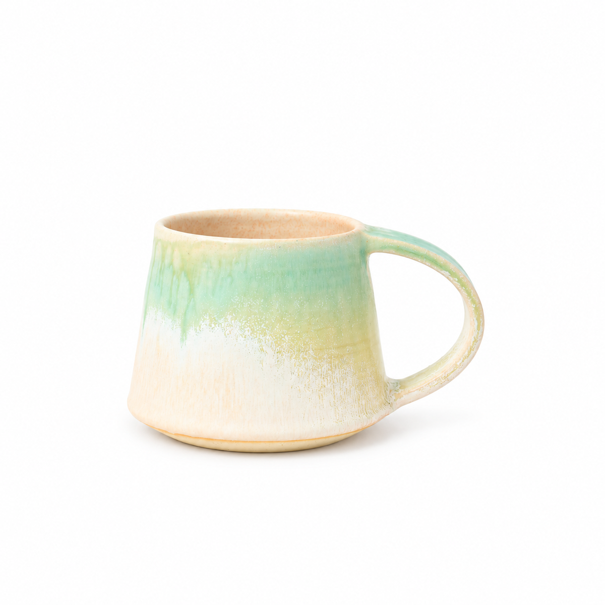 Azu Aoyagi MUG 005（グリーン×ホワイト）の全体がわかる商品写真