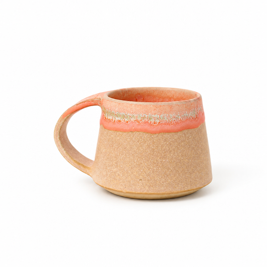 Azu Aoyagi MUG 003（オレンジ）反対側・持ち手左の全体写真