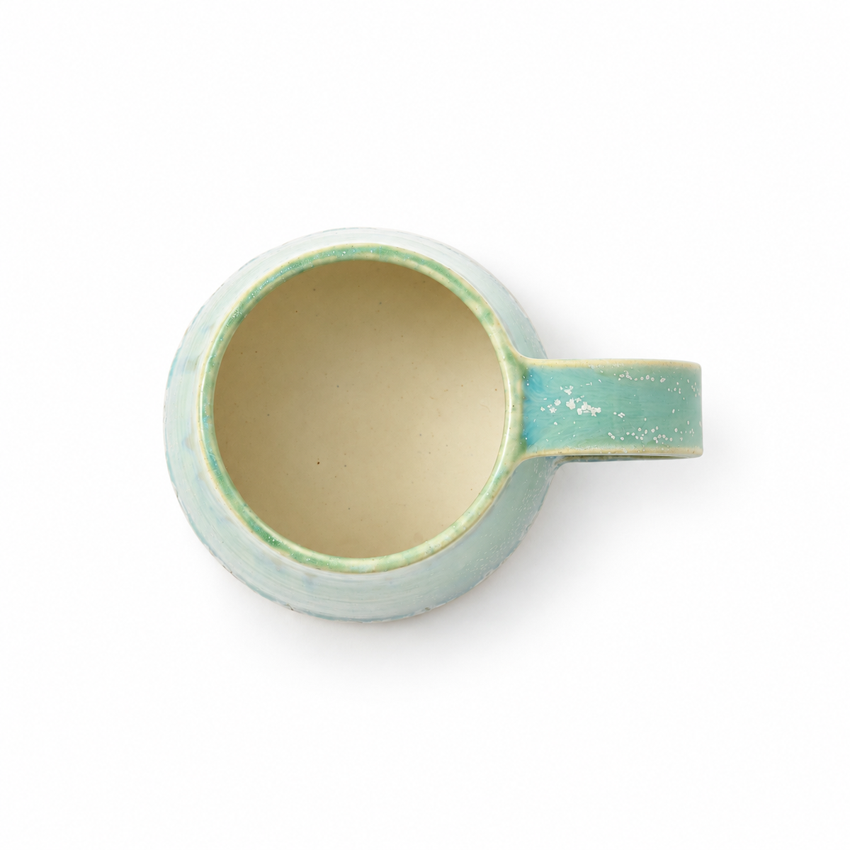 Azu Aoyagi MUG 001（グリーン）白背景 上面写真
